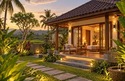 Modern homestay interior