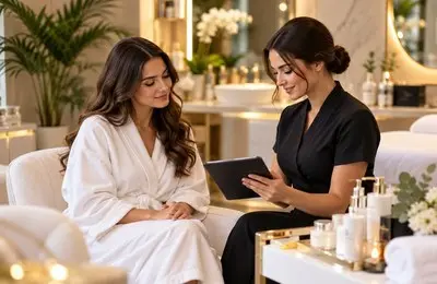 Modern beauty salon